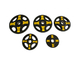 لوستر حرفه ای فولاد فلزی لوگو موجود رنگ سیاه برای باشگاه های باشگاه
